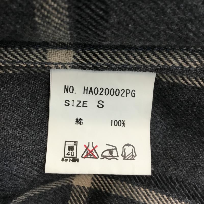 ハレ HARE シャツ、ブラウス 長袖 チェックシャツ S チェック 灰 / グレー / メンズ USED 古着 中古 10043103