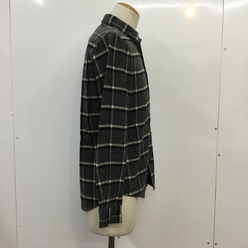 ハレ HARE シャツ、ブラウス 長袖 チェックシャツ S チェック 灰 / グレー / メンズ USED 古着 中古 10043103