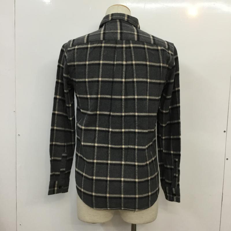 ハレ HARE シャツ、ブラウス 長袖 チェックシャツ S チェック 灰 / グレー / メンズ USED 古着 中古 10043103