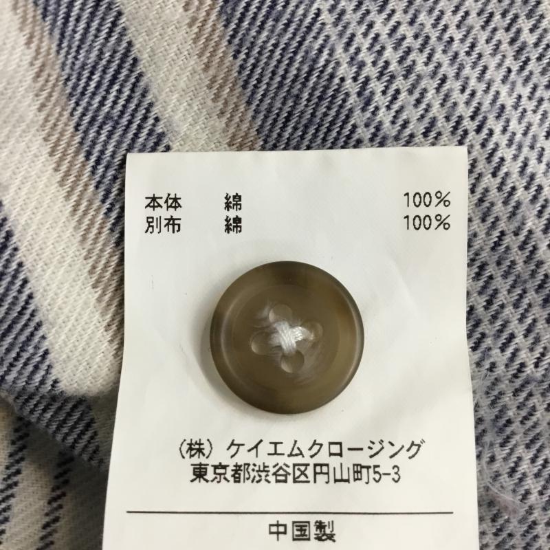 リズムオブライフユナイテッドアローズ RHYTHMOFLIFEUNITEDARROWS シャツ、ブラウス 長袖 M ボーダー柄 マルチカラー / マルチカラー / メンズ USED 古着 中古 10043105