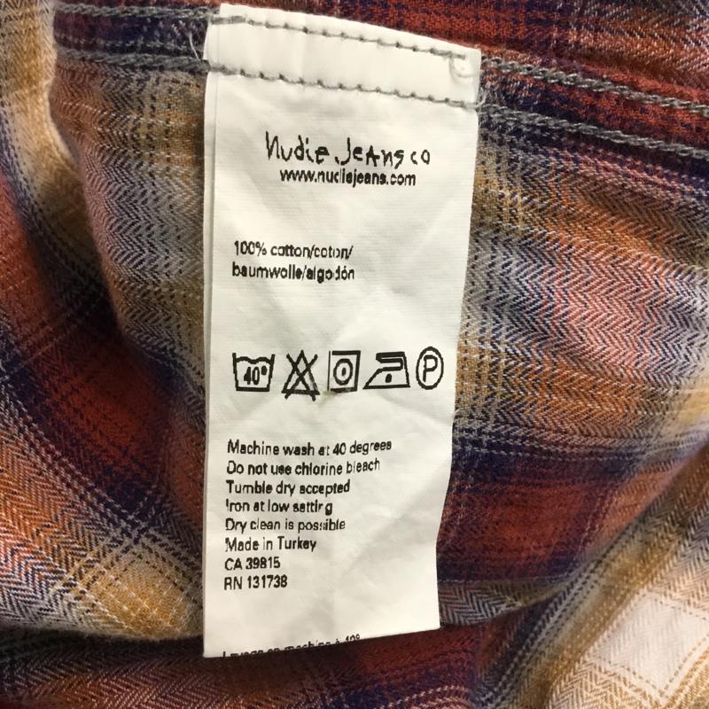 ヌーディージーンズ Nudie Jeans シャツ、ブラウス 長袖 チェック柄 XS チェック マルチカラー / マルチカラー / メンズ USED 古着 中古 10043118