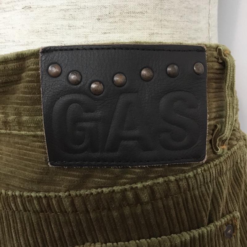 ガス GAS パンツ ワークパンツ、ペインターパンツ コーデュロイ フルレングス 無地 カーキ / カーキ / メンズ USED 古着 中古 10043128