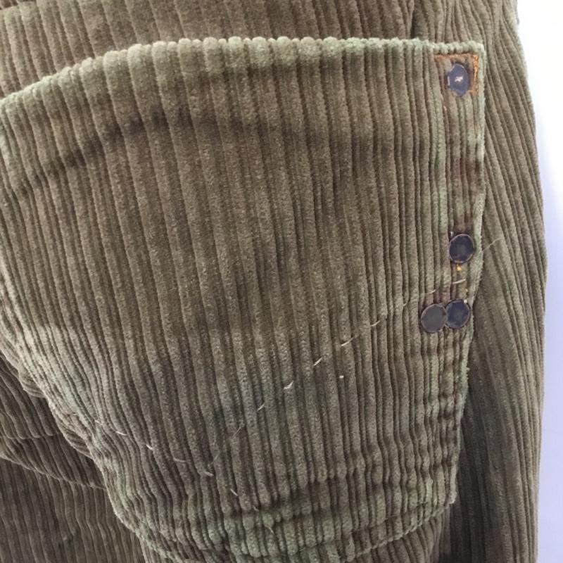 ガス GAS パンツ ワークパンツ、ペインターパンツ コーデュロイ フルレングス 無地 カーキ / カーキ / メンズ USED 古着 中古 10043128