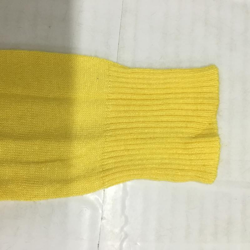 ローリーズファーム LOWRYS FARM ニット、セーター 長袖 Vネック M 無地 黄 / イエロー / レディース USED 古着 中古 10043199