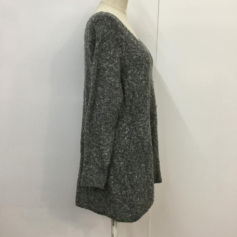 バナーバレット BANNER BARRETT ニット、セーター 長袖 38 無地 灰 / グレー / レディース USED 古着 中古 10043207