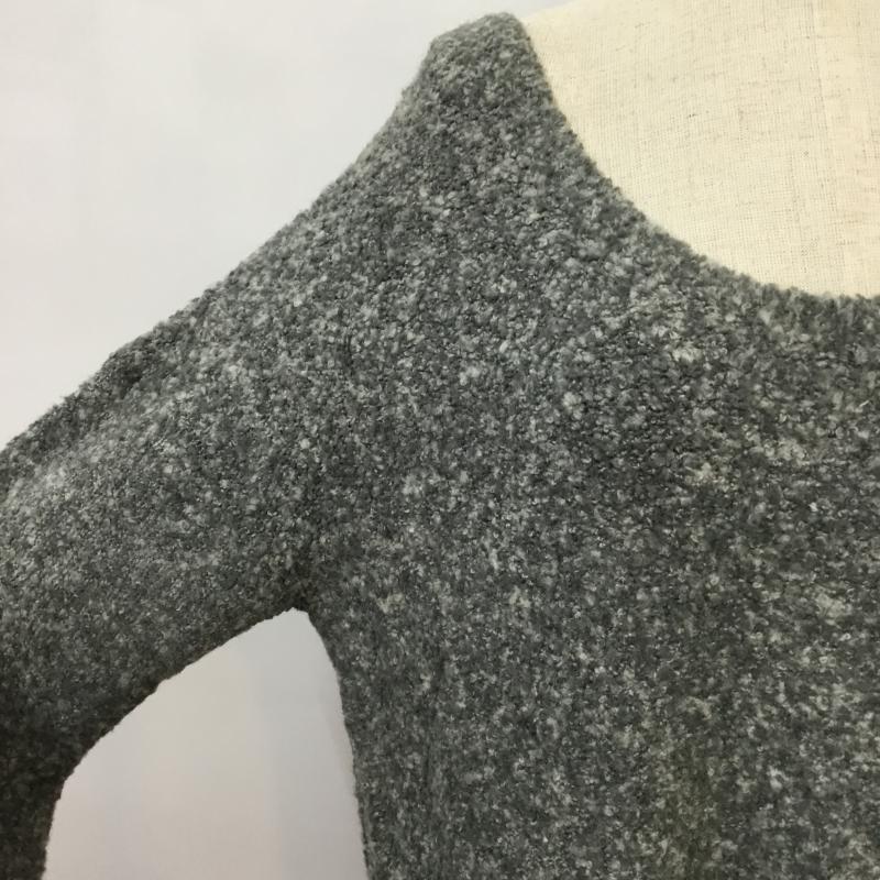 バナーバレット BANNER BARRETT ニット、セーター 長袖 38 無地 灰 / グレー / レディース USED 古着 中古 10043207