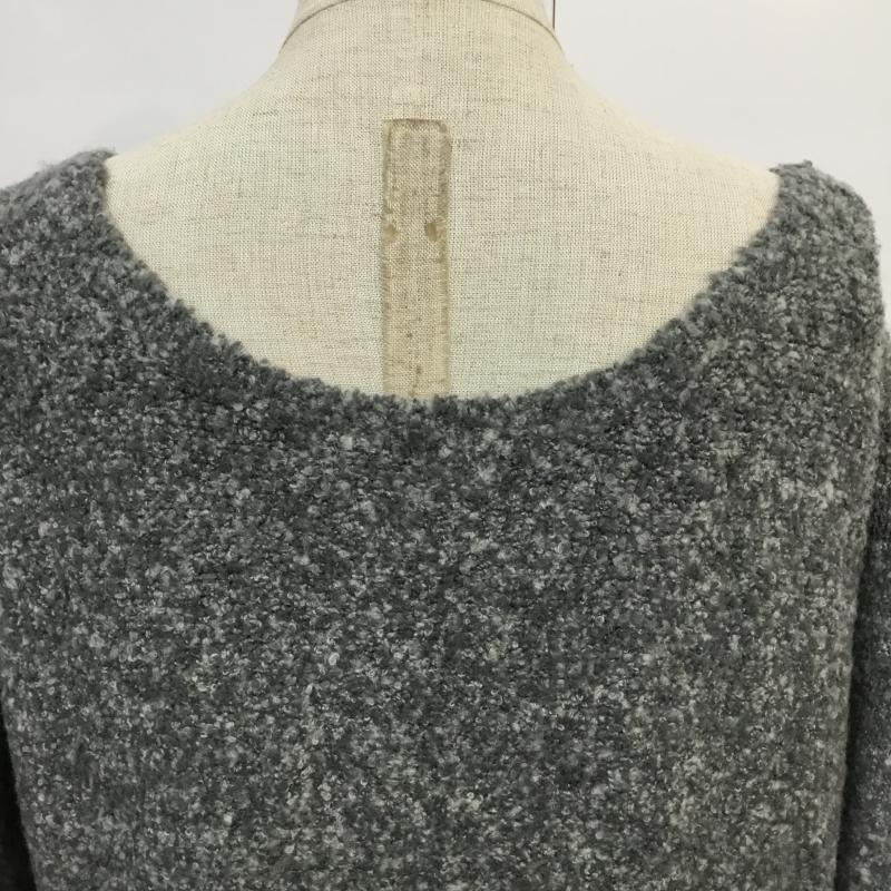 バナーバレット BANNER BARRETT ニット、セーター 長袖 38 無地 灰 / グレー / レディース USED 古着 中古 10043207