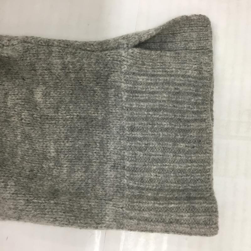 ジーナシス JEANASIS ニット、セーター 長袖 FREE 無地 灰 / グレー / レディース USED 古着 中古 10043227