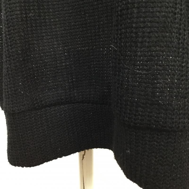 イング INGNI ニット、セーター 半袖 M 無地 ベージュ / ベージュ / X 黒 / ブラック / レディース USED 古着 中古 10043236