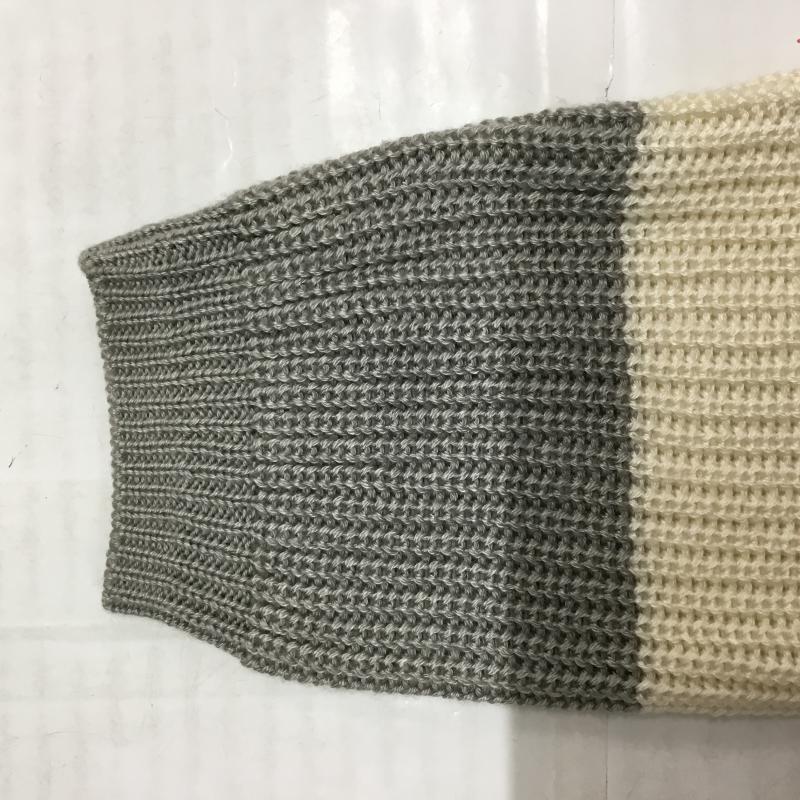 YEVS YEVS ワンピース ひざ丈スカート 無地 灰 / グレー / X 白 / ホワイト / レディース USED 古着 中古 10043249