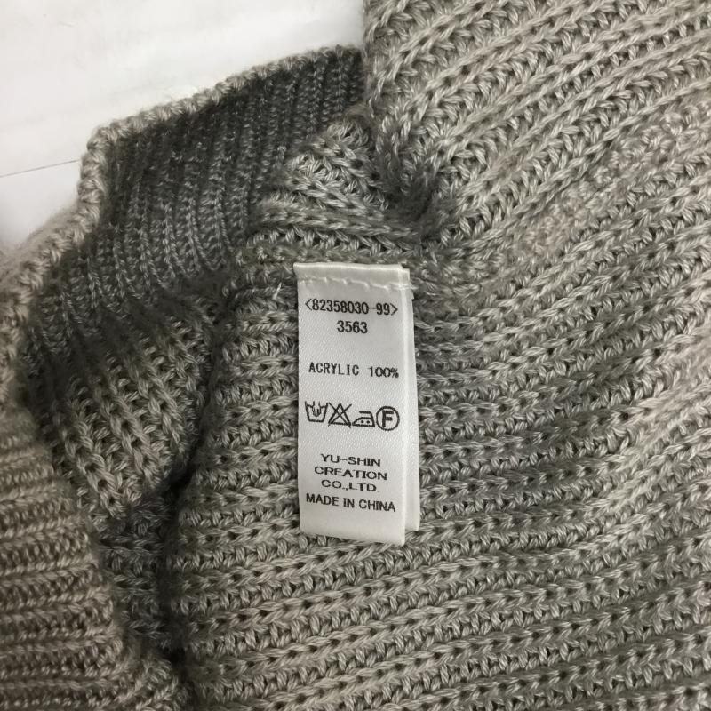 YEVS YEVS ワンピース ひざ丈スカート 無地 灰 / グレー / X 白 / ホワイト / レディース USED 古着 中古 10043249