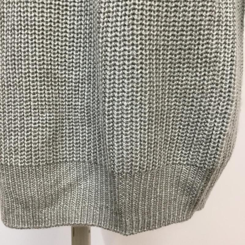 YEVS YEVS ワンピース ひざ丈スカート 無地 灰 / グレー / X 白 / ホワイト / レディース USED 古着 中古 10043249