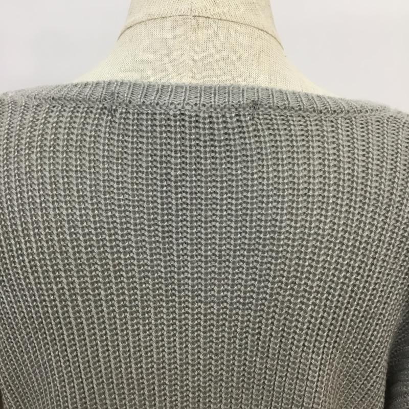 YEVS YEVS ワンピース ひざ丈スカート 無地 灰 / グレー / X 白 / ホワイト / レディース USED 古着 中古 10043249
