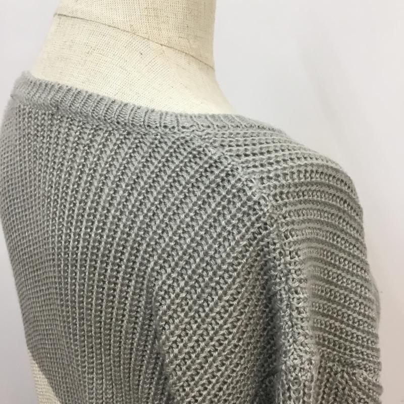 YEVS YEVS ワンピース ひざ丈スカート 無地 灰 / グレー / X 白 / ホワイト / レディース USED 古着 中古 10043249