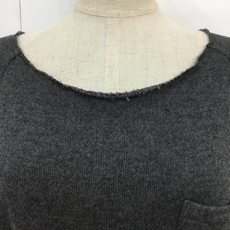 ティティーアンドコー titty&Co. チュニック 長袖 花柄レース FREE 無地 X 花柄 X レース柄 ダークグレー / ダークグレー / レディース USED 古着 中古 10043282