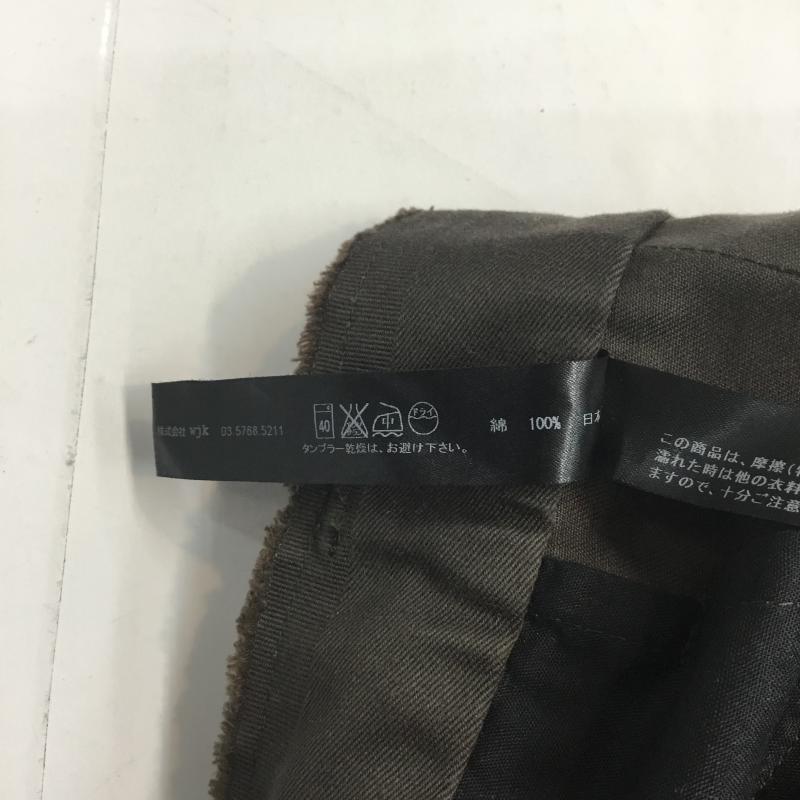 ダヴルジェイケイ wjk ボトムス ボトムス S 無地 茶 / ブラウン / メンズ USED 古着 中古 10043326