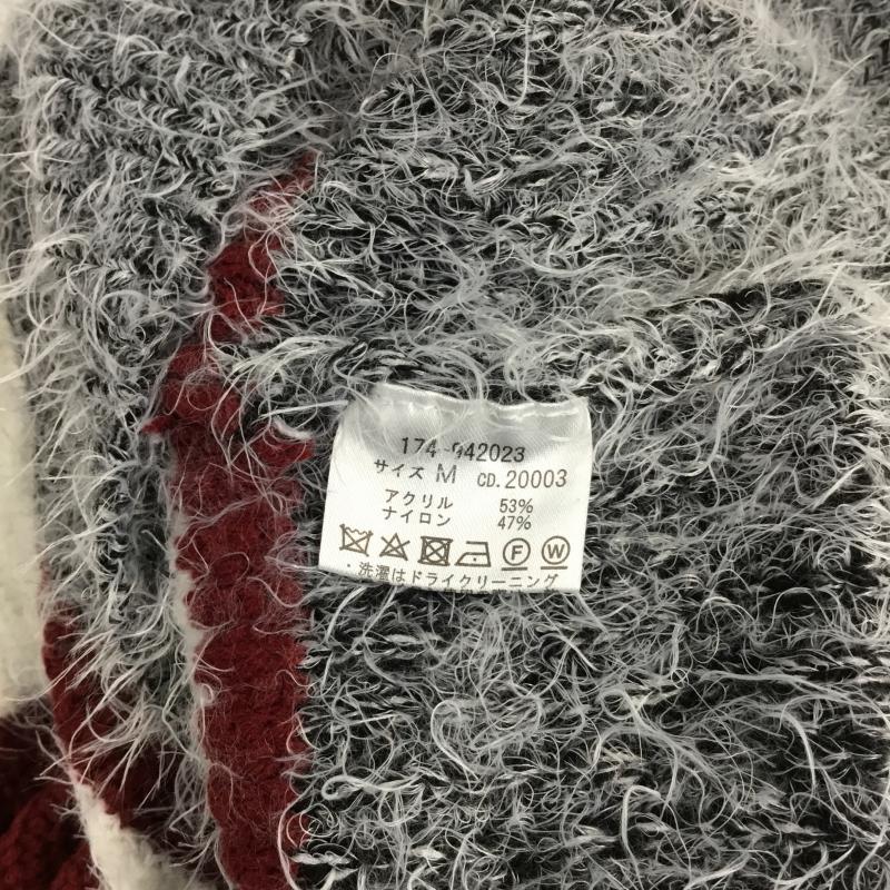 イング INGNI ニット、セーター 長袖 M ボーダー柄 マルチカラー / マルチカラー / レディース USED 古着 中古 10043358