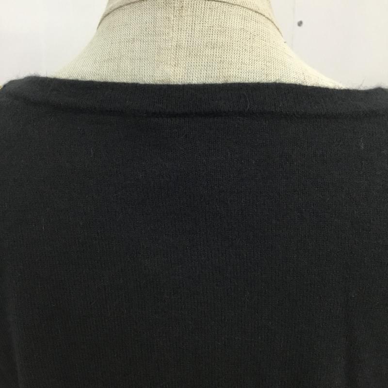 ビッキー VICKY ニット、セーター 長袖 2 無地 黒 / ブラック / レディース USED 古着 中古 10043422