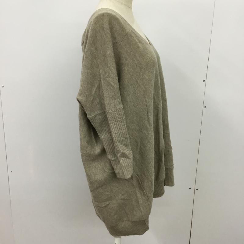 バナーバレット BANNER BARRETT ニット、セーター 七分袖 38 無地 ベージュ / ベージュ / レディース USED 古着 中古 10043432