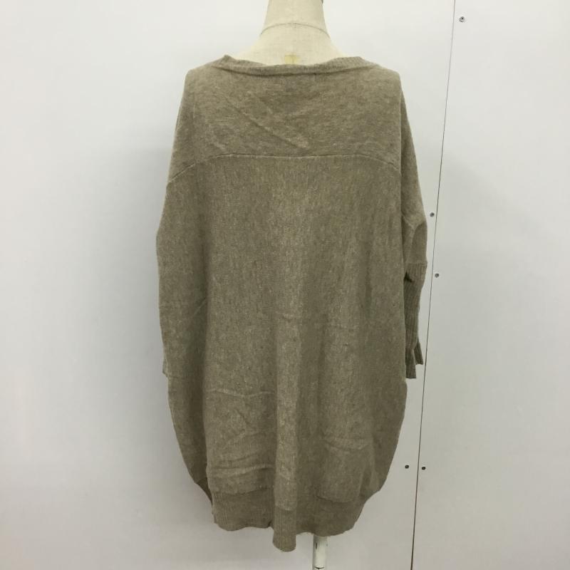 バナーバレット BANNER BARRETT ニット、セーター 七分袖 38 無地 ベージュ / ベージュ / レディース USED 古着 中古 10043432