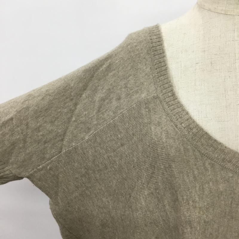 バナーバレット BANNER BARRETT ニット、セーター 七分袖 38 無地 ベージュ / ベージュ / レディース USED 古着 中古 10043432
