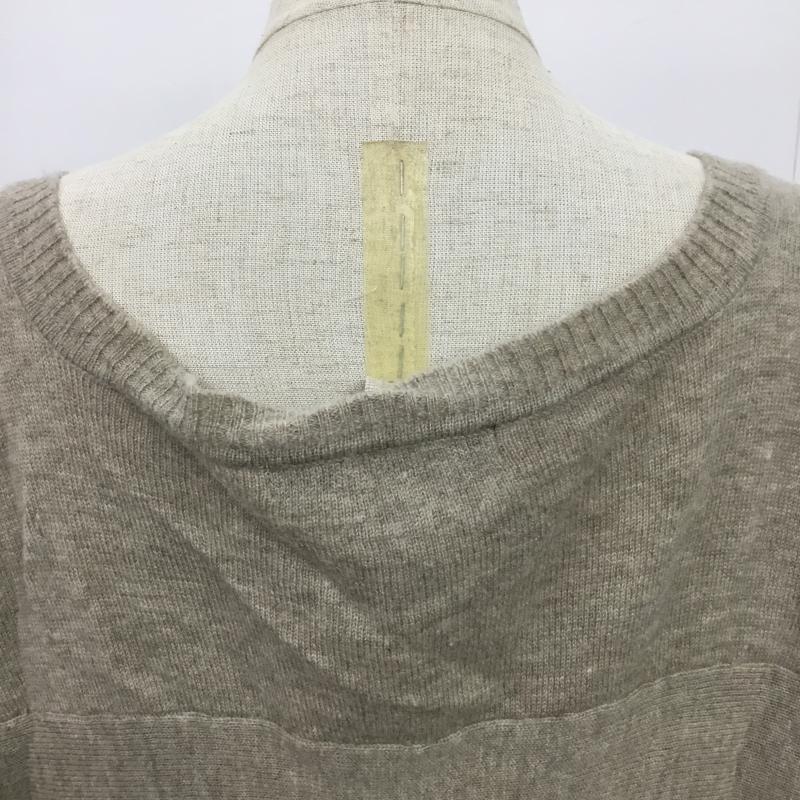 バナーバレット BANNER BARRETT ニット、セーター 七分袖 38 無地 ベージュ / ベージュ / レディース USED 古着 中古 10043432