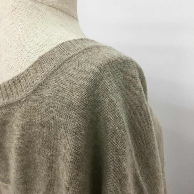 バナーバレット BANNER BARRETT ニット、セーター 七分袖 38 無地 ベージュ / ベージュ / レディース USED 古着 中古 10043432