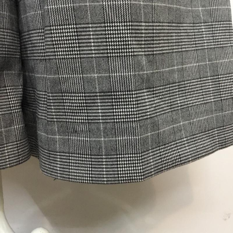 ムルーア MURUA ボトムス ボトムス ワイドパンツ チェック M チェック 灰 / グレー / レディース USED 古着 中古 10043456