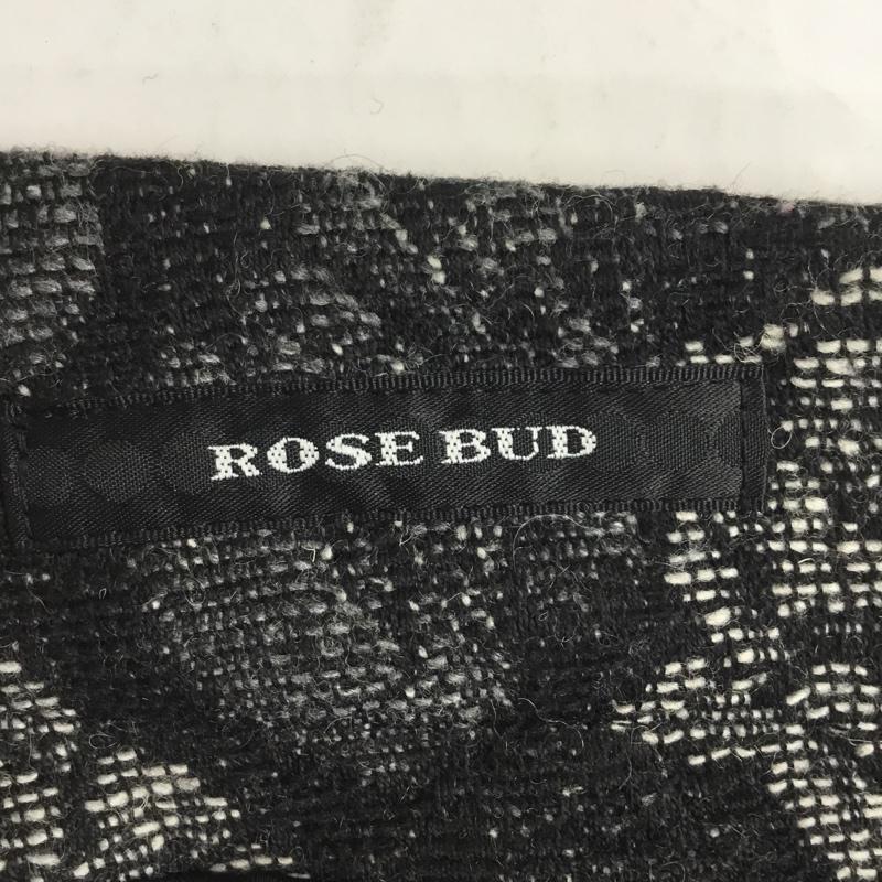 ローズバッド ROSE BUD パンツ ショートパンツ 26インチ 総柄 黒 / ブラック / レディース USED 古着 中古 10043458