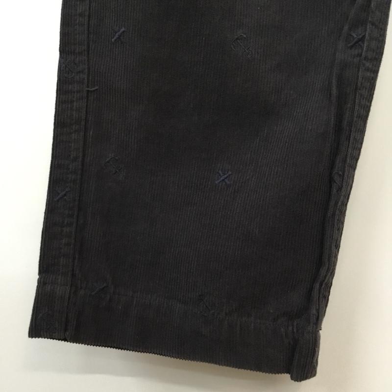 アーバンリサーチ URBAN RESEARCH ボトムス ボトムス 刺繍コーデュロイパンツ タグ付き 36 刺繍 X 無地 チャコールグレー / チャコールグレー / メンズ USED 古着 中古 10043509
