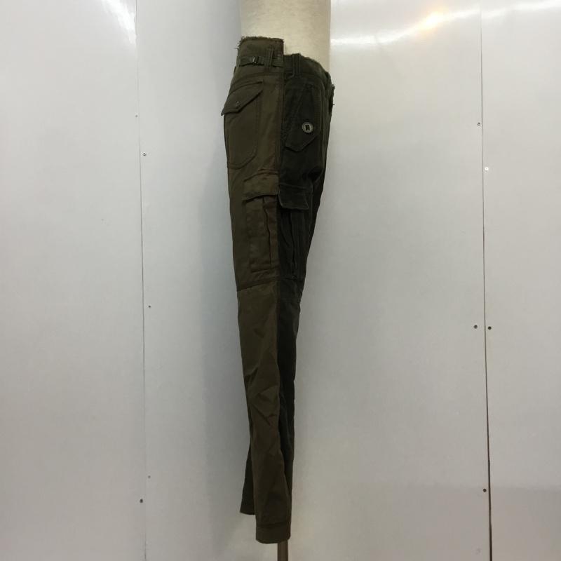 ナノユニバース nano・universe パンツ ワークパンツ、ペインターパンツ カーゴパンツ コーデュロイ 40 無地 カーキ / カーキ / メンズ USED 古着 中古 10043551