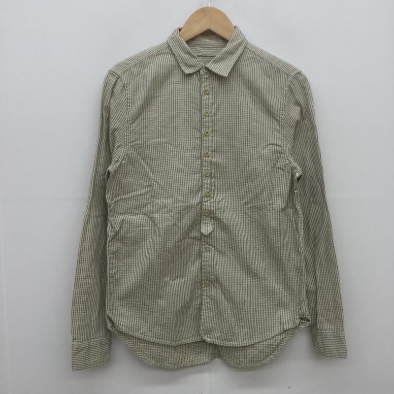 ディーゼル DIESEL シャツ、ブラウス 長袖 白 / ホワイト / X ベージュ / ベージュ / X 紫 / パープル / メンズ USED 古着 中古 10043584