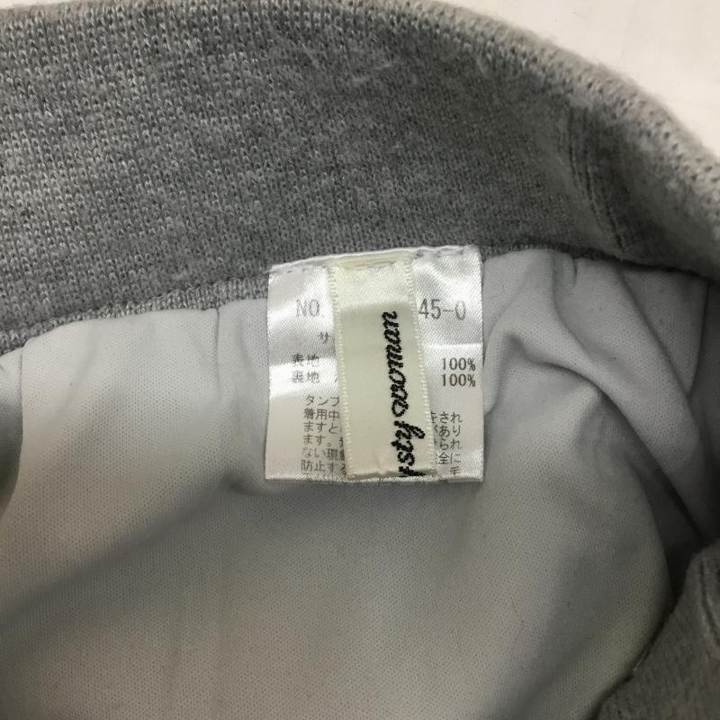 ミスティウーマン mysty woman ボトムス ボトムス 半端丈 ニットパンツ FREE 無地 灰 / グレー / レディース USED 古着 中古 10043914