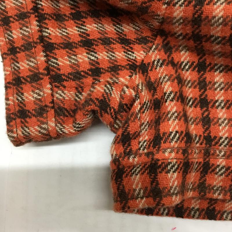シュカ SHUCA パンツ ショートパンツ チェック タグ付 M チェック 橙 / オレンジ / レディース USED 古着 中古 10043915