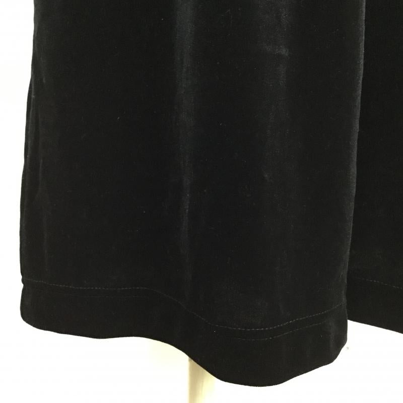 レトロガール RETRO GIRL パンツ スラックス ベロアパンツ ワイドパンツ タグ付 M 無地 黒 / ブラック / レディース USED 古着 中古 10043943