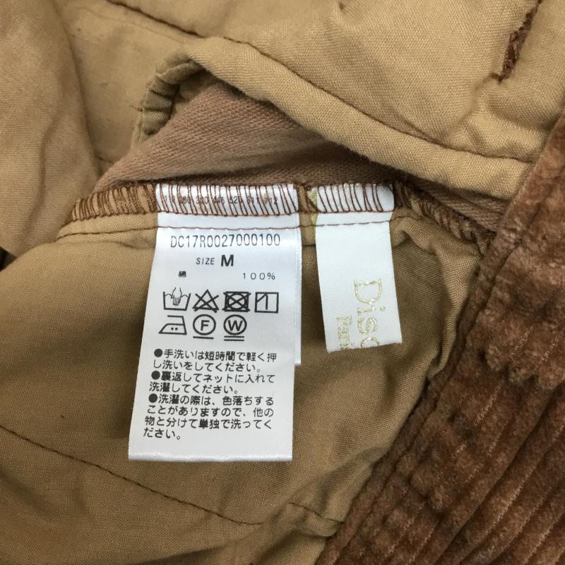 ディスコート Discoat ボトムス ボトムス コーデュロイパンツ M 無地 茶 / ブラウン / レディース USED 古着 中古 10044020