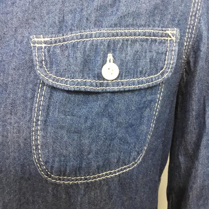 ビームス ハート BEAMS HEART シャツ、ブラウス 長袖 無地 インディゴ / インディゴ / メンズ USED 古着 中古 10044115