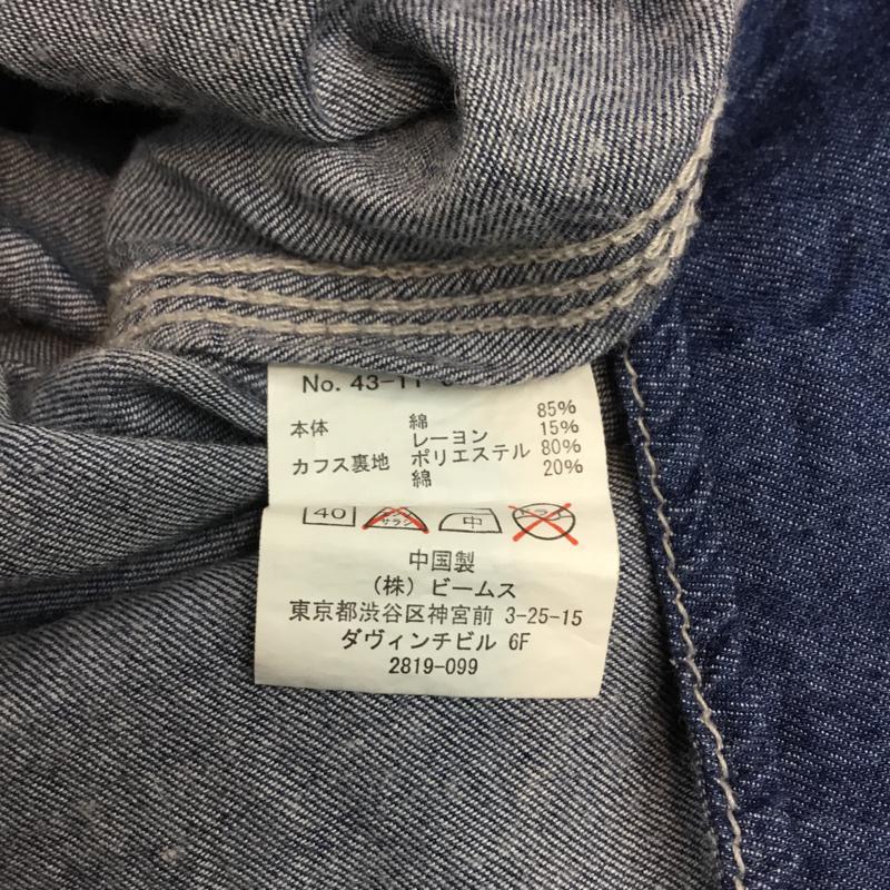 ビームス ハート BEAMS HEART シャツ、ブラウス 長袖 無地 インディゴ / インディゴ / メンズ USED 古着 中古 10044115