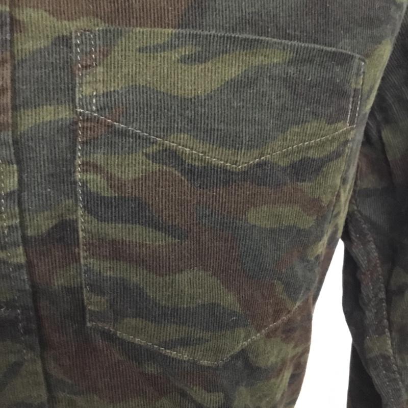 ガイジンメイド GAIJIN MADE シャツ、ブラウス 長袖 カモ柄 S カモフラージュ柄・迷彩 カーキ / カーキ / メンズ USED 古着 中古 10044120