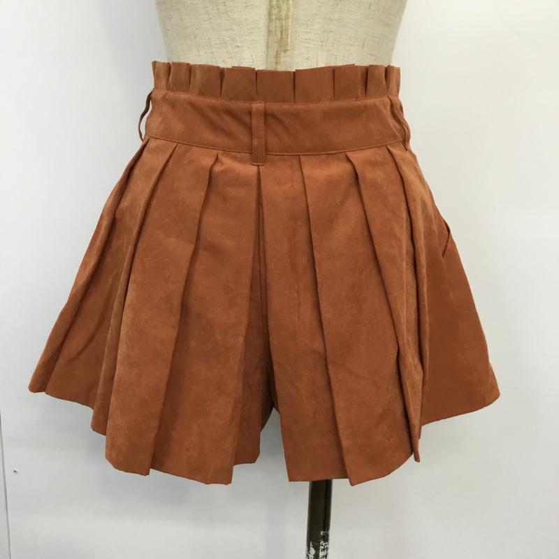ワンウェイ one way パンツ ショートパンツ S 無地 橙 / オレンジ / レディース USED 古着 中古 10044157