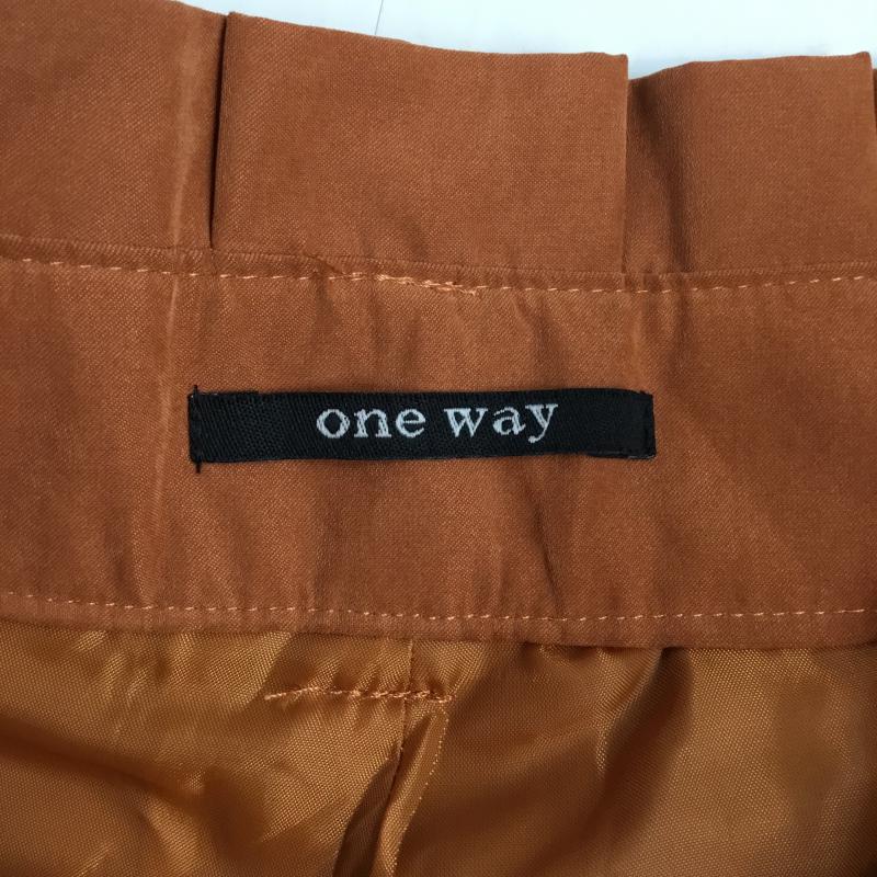 ワンウェイ one way パンツ ショートパンツ S 無地 橙 / オレンジ / レディース USED 古着 中古 10044157