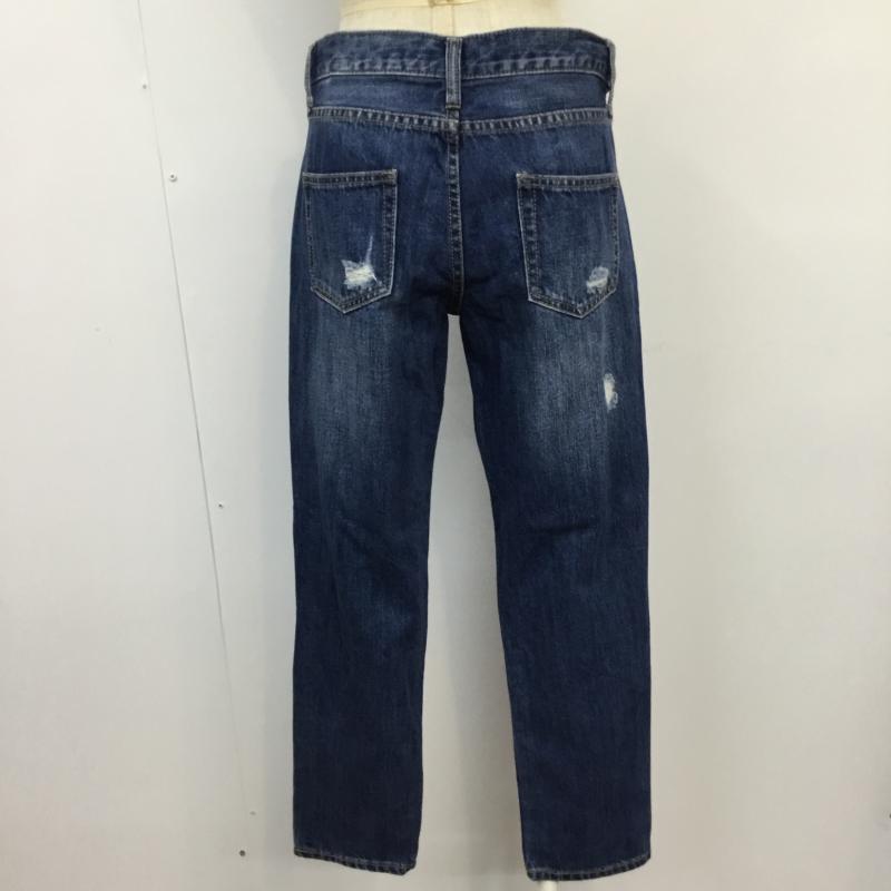 イング INGNI パンツ デニム、ジーンズ ダメージデニム M 無地 インディゴ / インディゴ / レディース USED 古着 中古 10044160