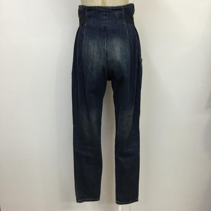 スライジーンズ SLY JEANS パンツ デニム、ジーンズ ダメージ加工 2 無地 X ダメージ加工 インディゴ / インディゴ / レディース USED 古着 中古 10044366