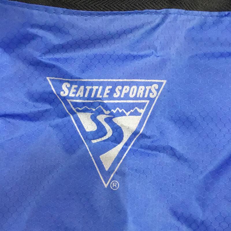シアトルスポーツ SEATTLE SPORTS ボストンバッグ ボストンバッグ ロゴ、文字 黒 / ブラック / X 青 / ブルー / メンズ USED 古着 中古 10044645