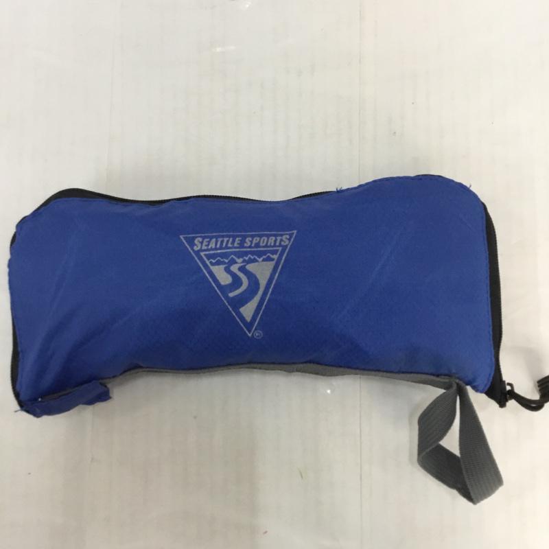 シアトルスポーツ SEATTLE SPORTS ボストンバッグ ボストンバッグ ロゴ、文字 黒 / ブラック / X 青 / ブルー / メンズ USED 古着 中古 10044645