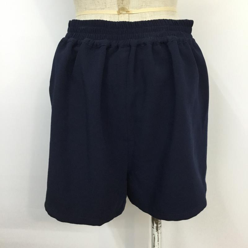 ページボーイ PAGEBOY パンツ ショートパンツ FREE 無地 紺 / ネイビー / レディース USED 古着 中古 10044649