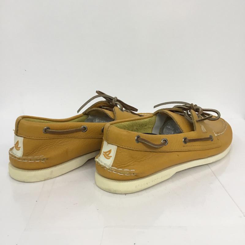 スペリー トップサイダー Sperry Top-Sider カジュアルシューズ カジュアルシューズ デッキシューズ SIZE:11 1/2 M 箱無 無地 橙 / オレンジ / メンズ USED 古着 中古 10044661