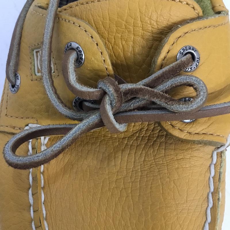 スペリー トップサイダー Sperry Top-Sider カジュアルシューズ カジュアルシューズ デッキシューズ SIZE:11 1/2 M 箱無 無地 橙 / オレンジ / メンズ USED 古着 中古 10044661