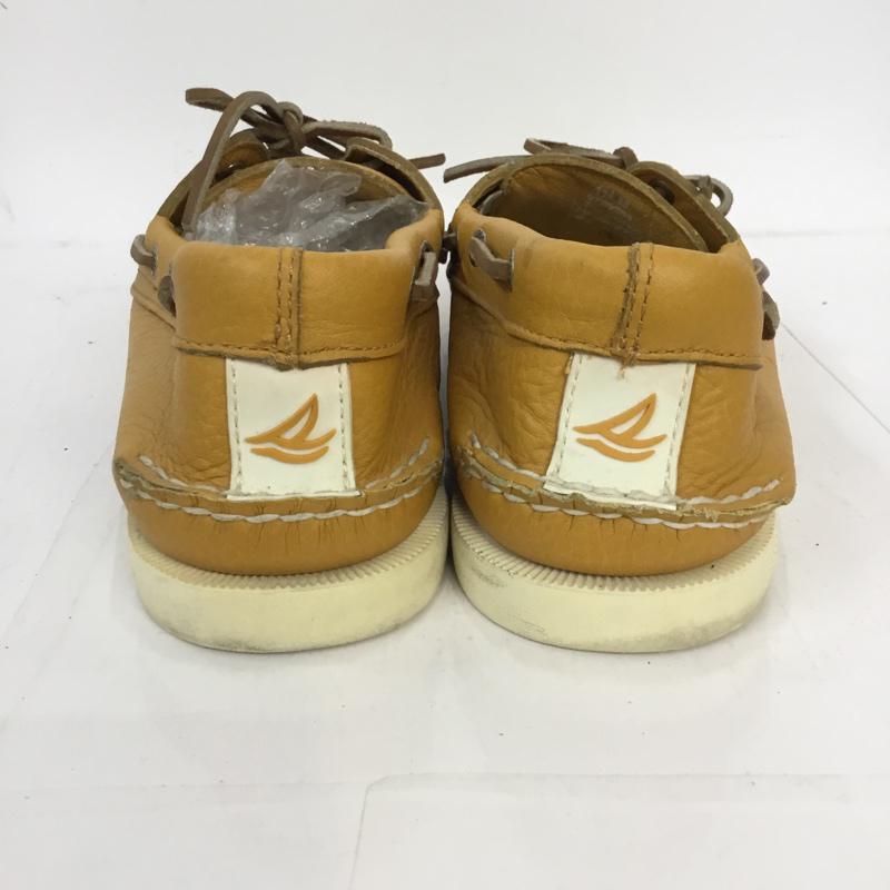 スペリー トップサイダー Sperry Top-Sider カジュアルシューズ カジュアルシューズ デッキシューズ SIZE:11 1/2 M 箱無 無地 橙 / オレンジ / メンズ USED 古着 中古 10044661