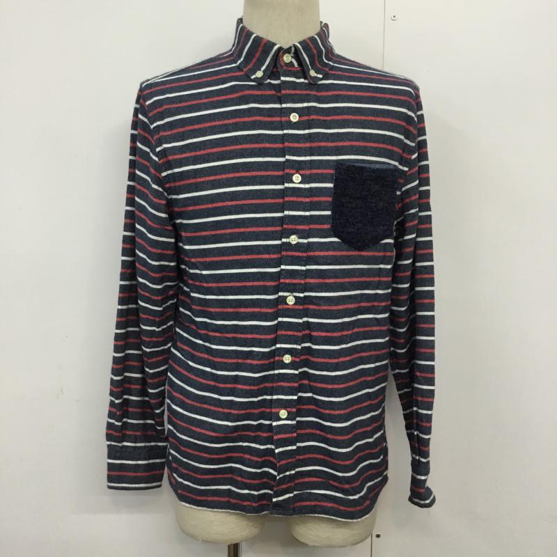 ビームス ハート BEAMS HEART シャツ、ブラウス 長袖 ボーダー M ボーダー柄 マルチカラー / マルチカラー / メンズ USED 古着 中古 10044758